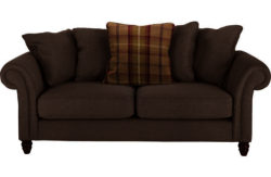 Heart of House Windsor Large Fabric Sofa - Mink/Heather